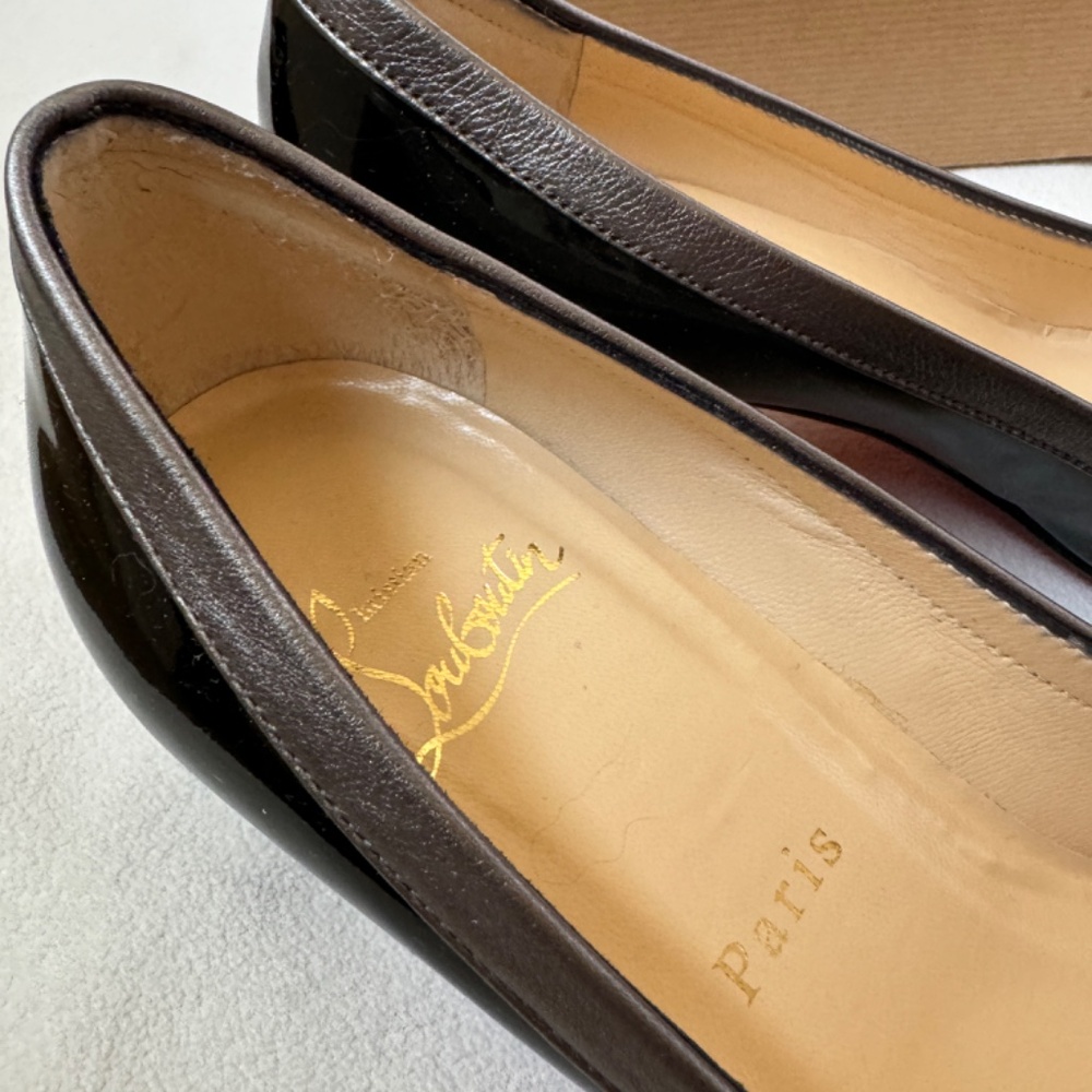 Marica Balla 45 Patent Calf Kitten Heel 36 - Picture 8 of 8